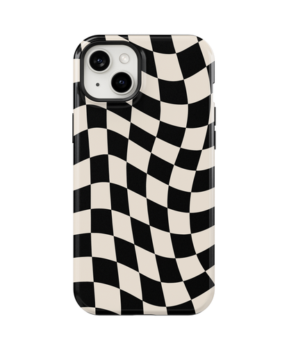Onyx Wavy Checkers II MagSafe Phone Case