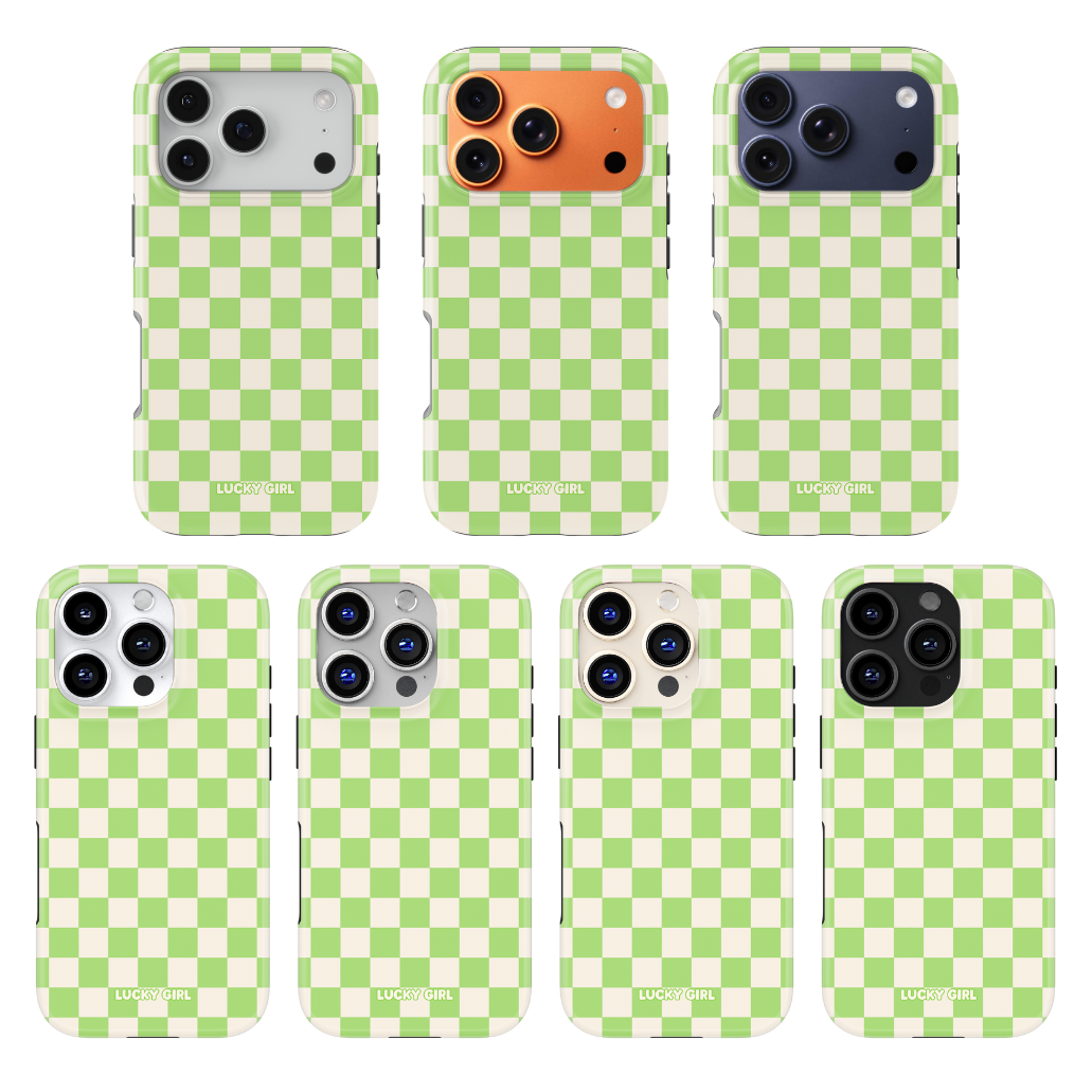 Katydid Checkers II Phone Case