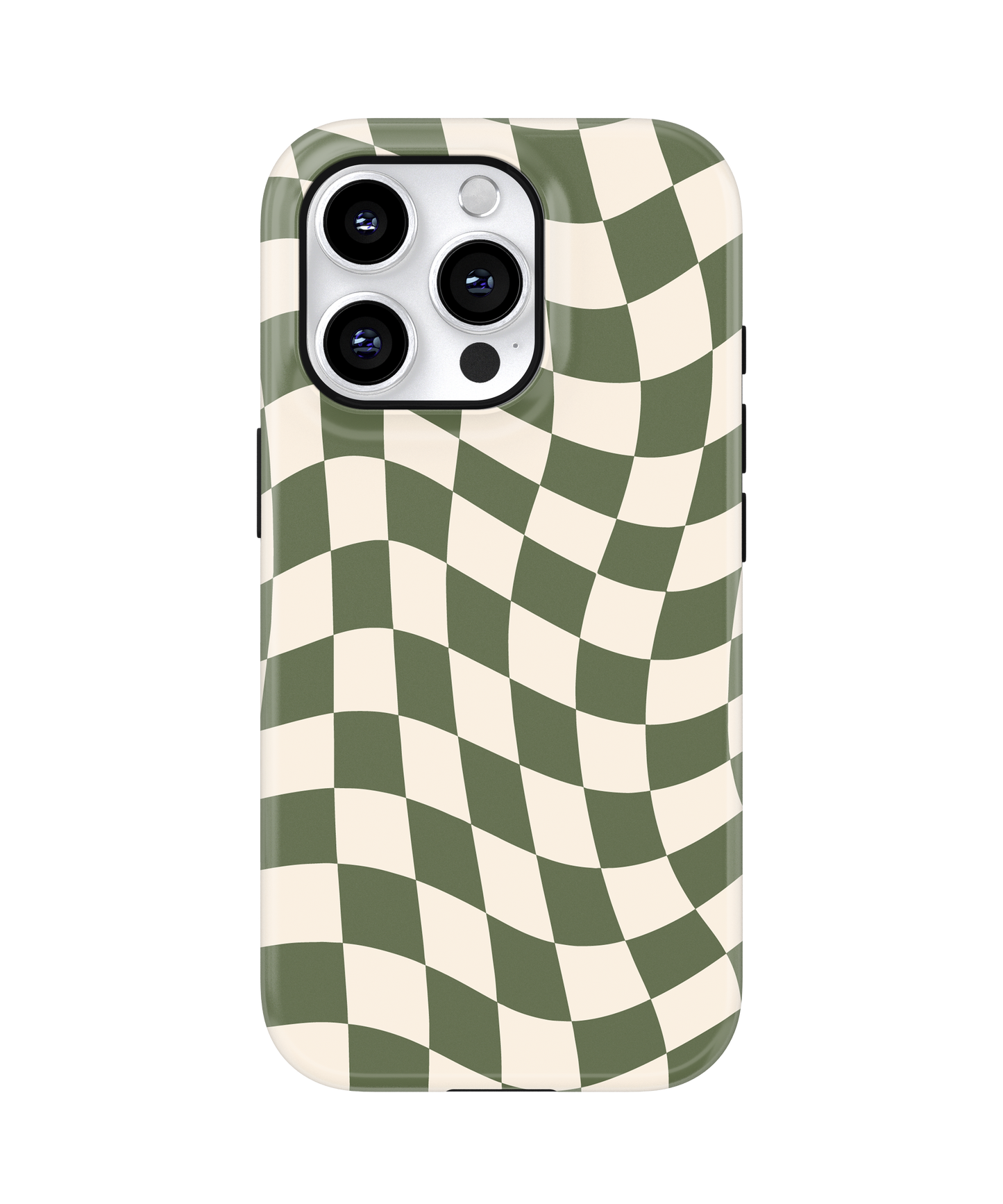 Moss Wavy Checkers II MagSafe Phone Case