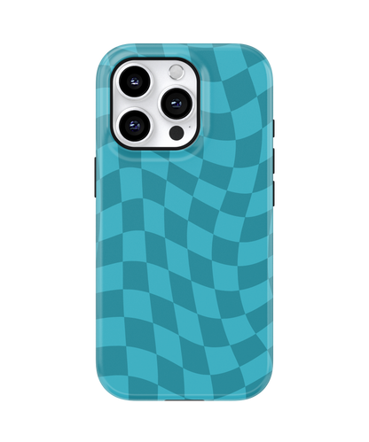 Mermaid Jewel Wavy Checkers MagSafe Phone Case