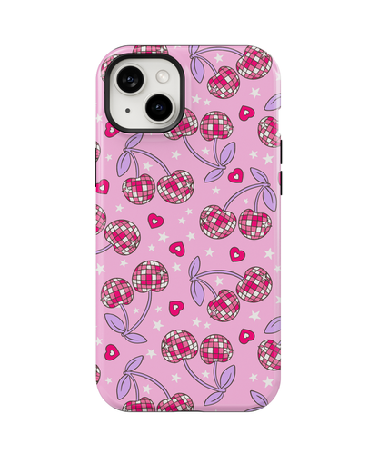 Pink & Purple Disco Cherries MagSafe Phone Case