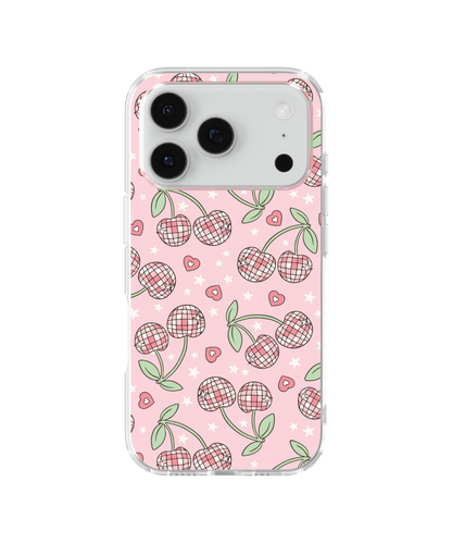 Pastel Disco Cherries Clear Case Insert