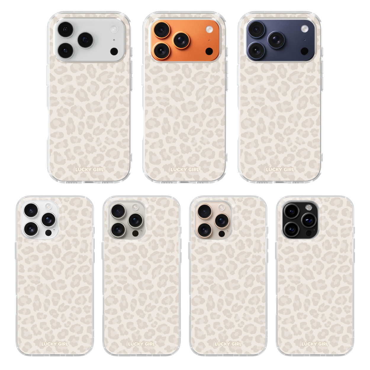 Dust Bunny Leopard Clear Case Insert