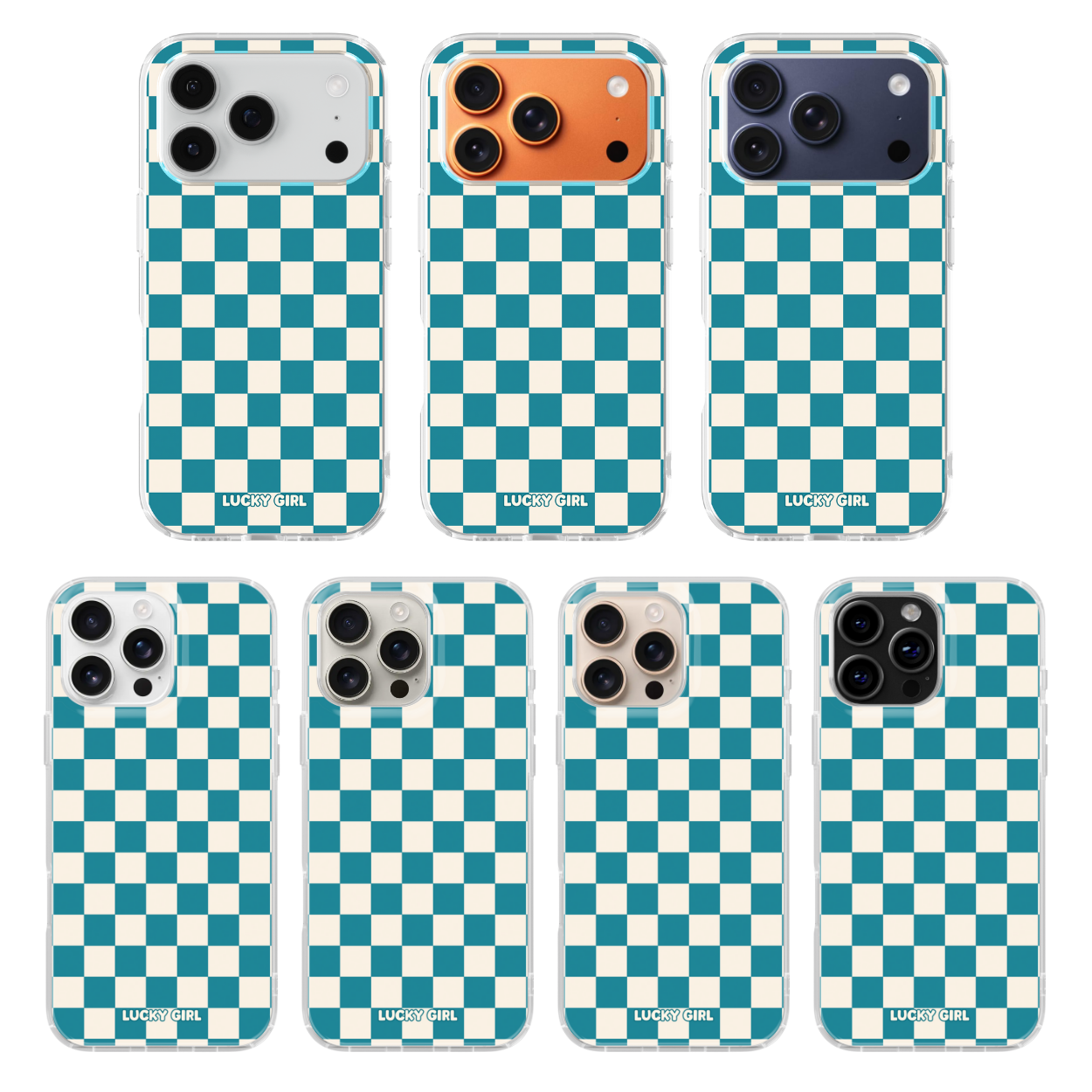 Mermaid Jewel Checkers II Clear Case Insert