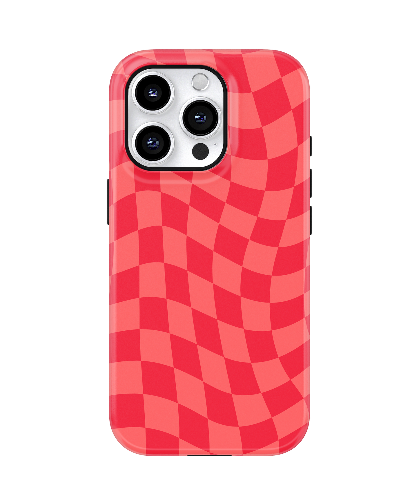 Vermillion Wavy Checkers MagSafe Phone Case