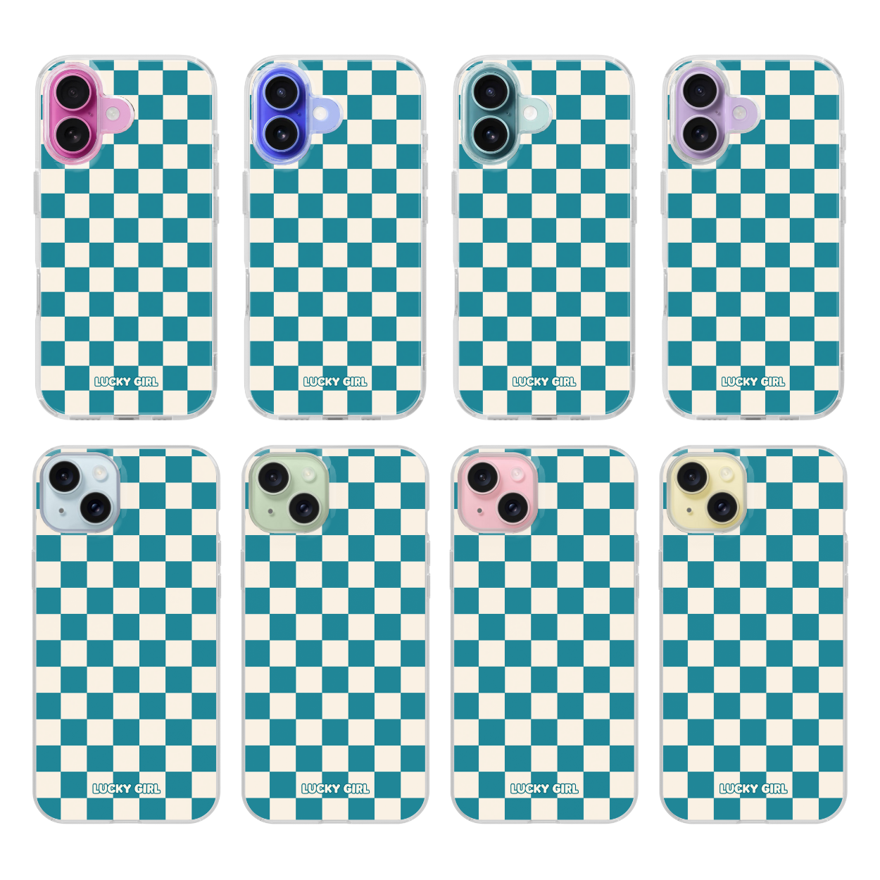 Mermaid Jewel Checkers II Clear Case Insert