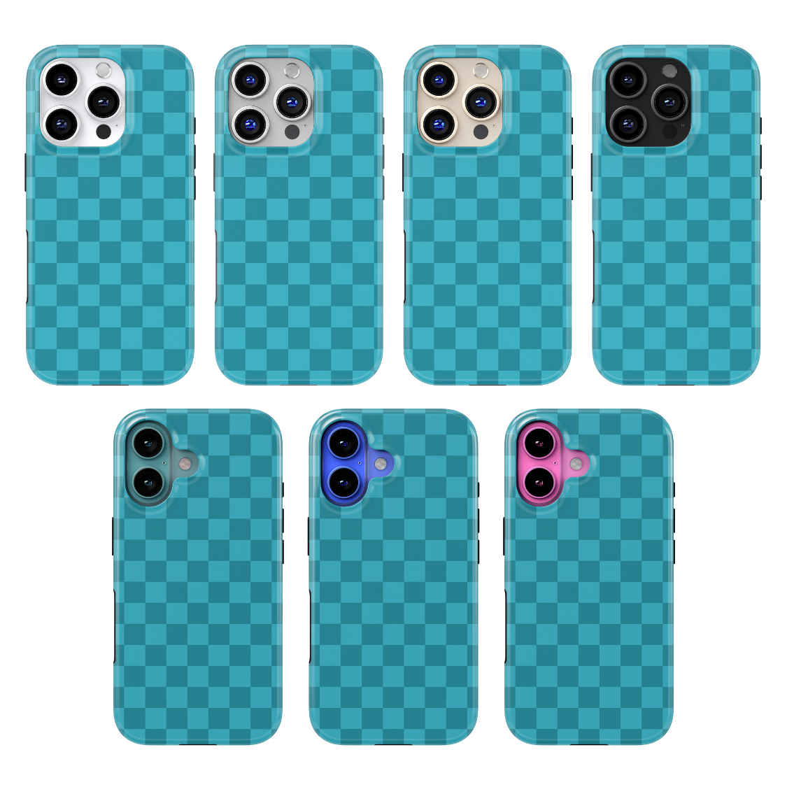 Mermaid Jewel Checkers MagSafe Phone Case