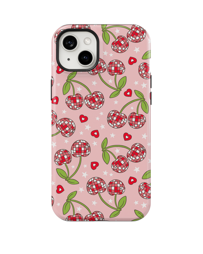Pink & Red Disco Cherries MagSafe Phone Case