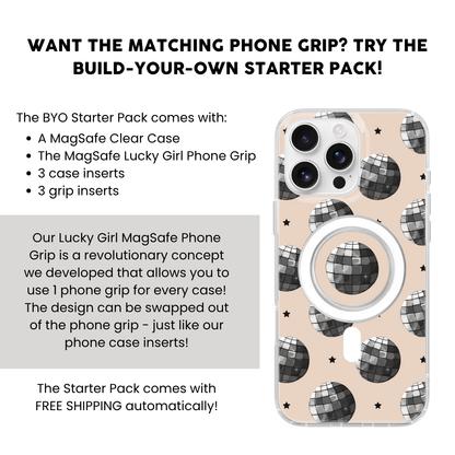 Mirrorball Drop Clear Case Insert