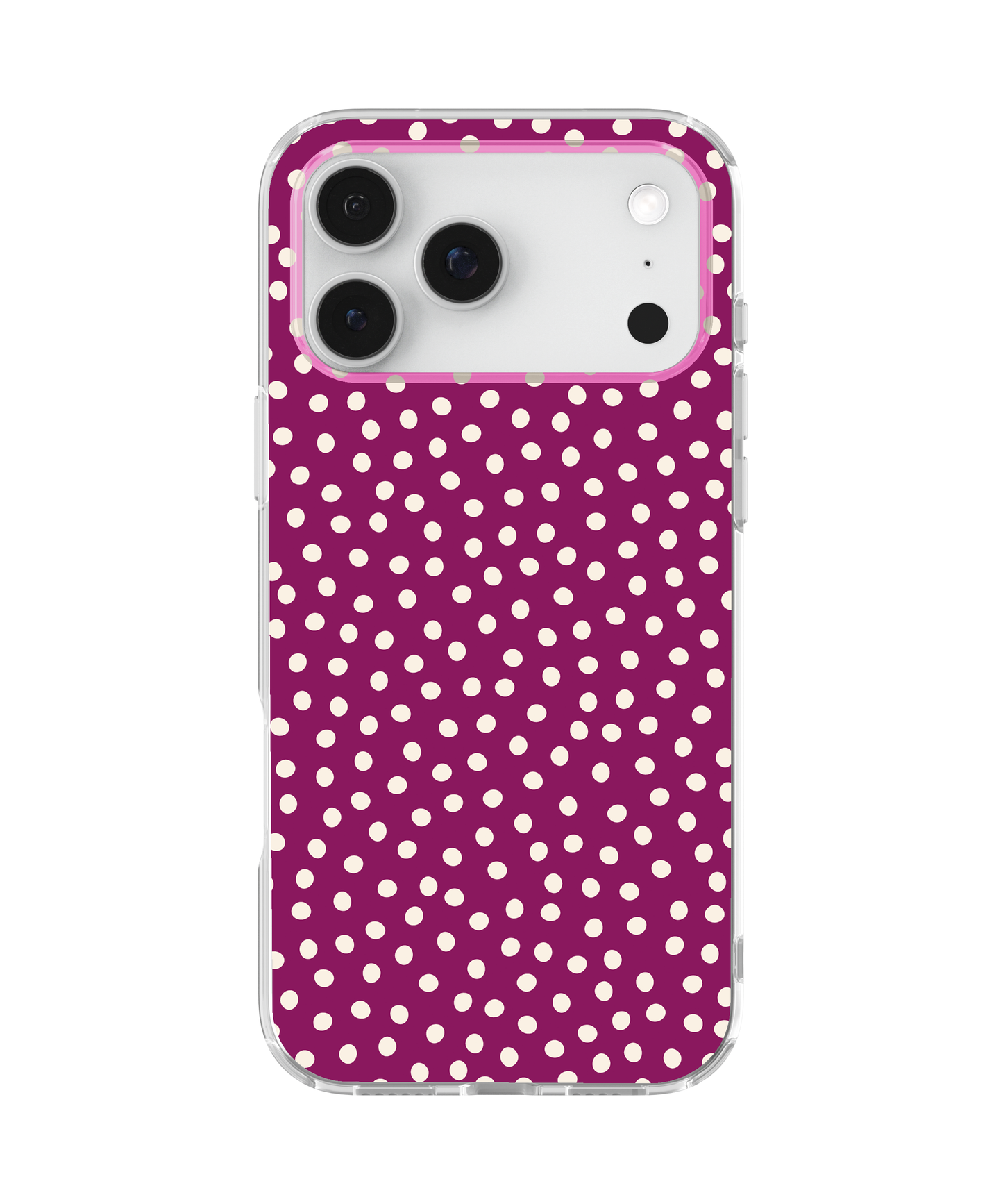 Velvet Dots Clear Case Insert
