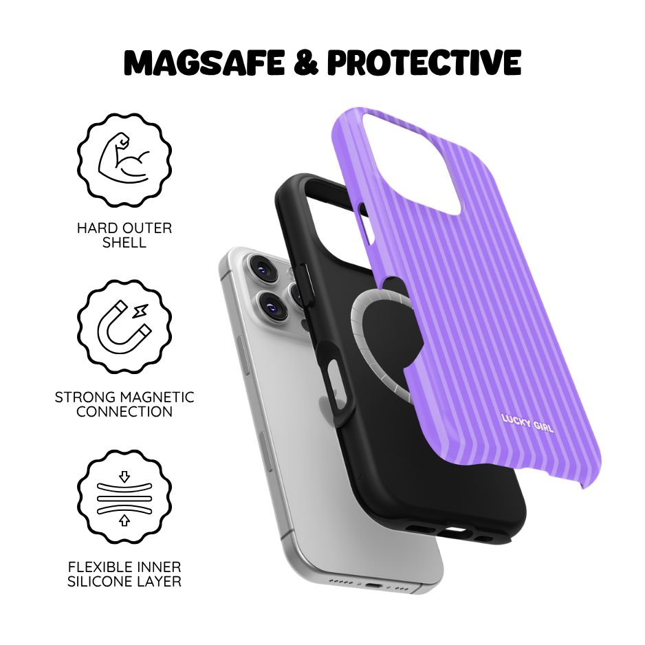 Ube Stripes Phone Case