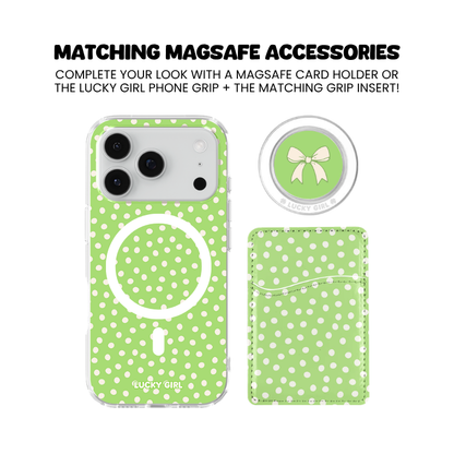 Katydid Dots Clear Case Insert