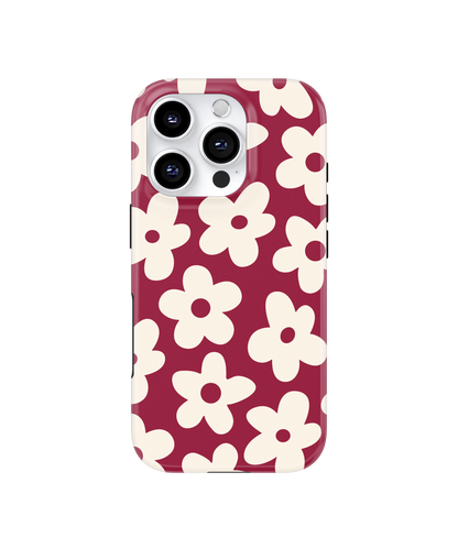 Black Cherry Big Blooms MagSafe Phone Case