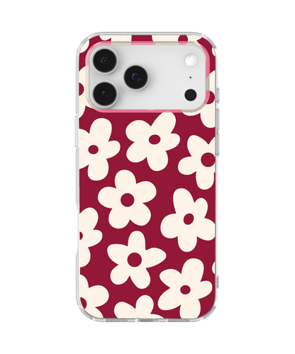 Black Cherry Big Blooms Clear Case Insert