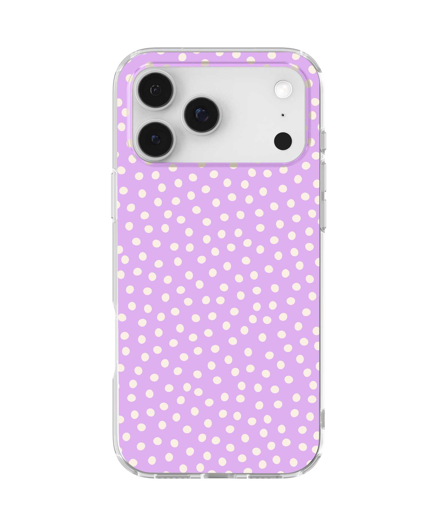 Lilac Dots Clear Case Insert
