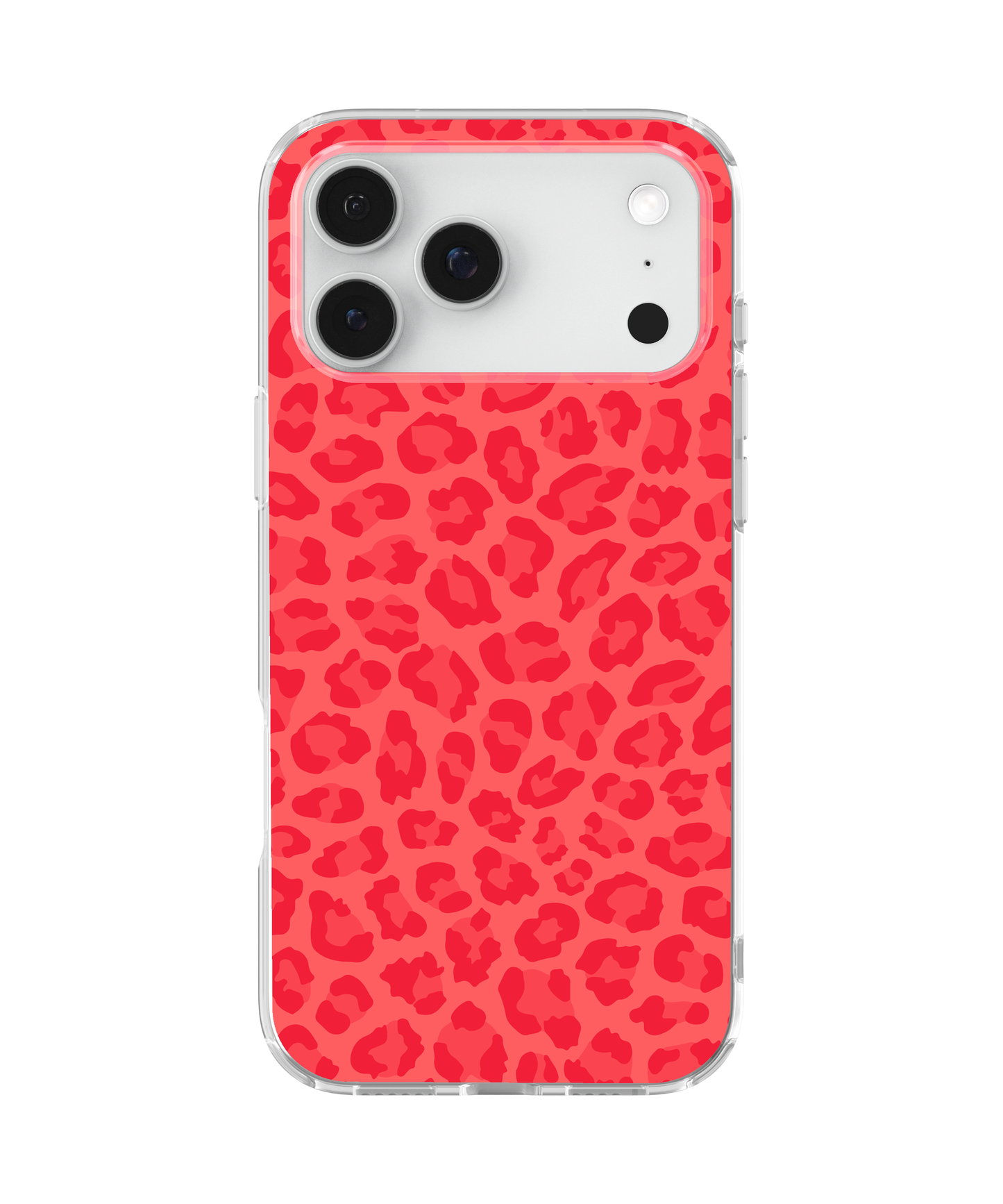 Vermillion Leopard Clear Case Insert