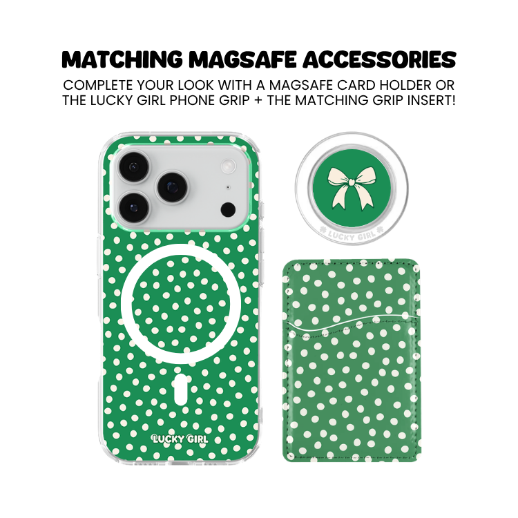 Emerald City Dots Clear Case Insert
