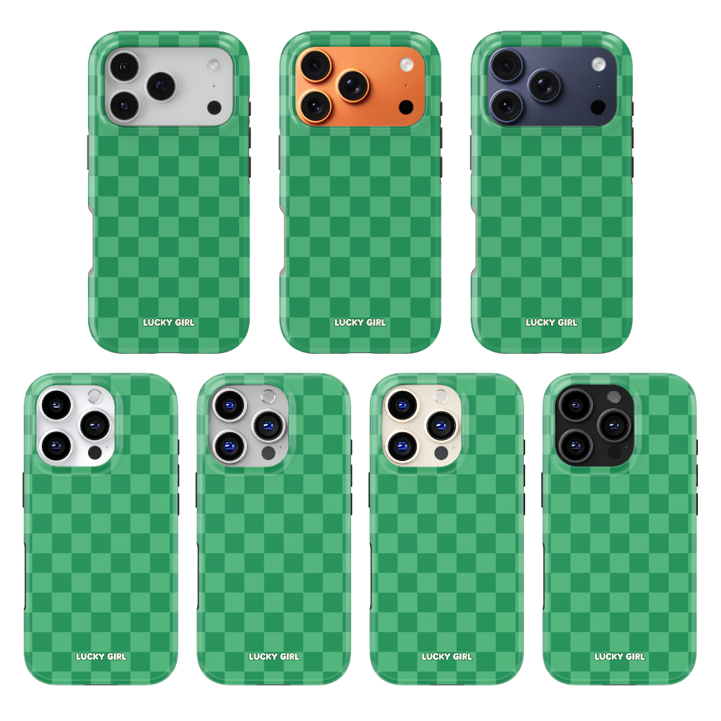 Emerald City Checkers Phone Case