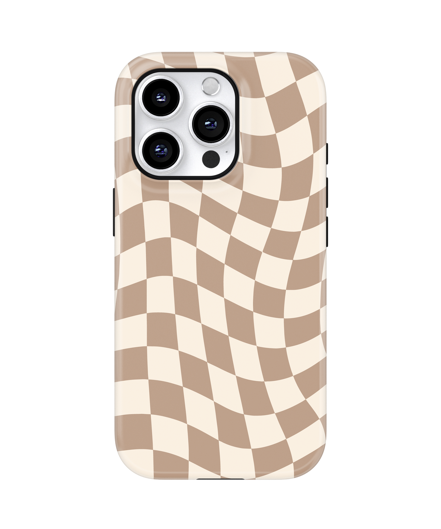 Chestnut Wavy Checkers II MagSafe Phone Case