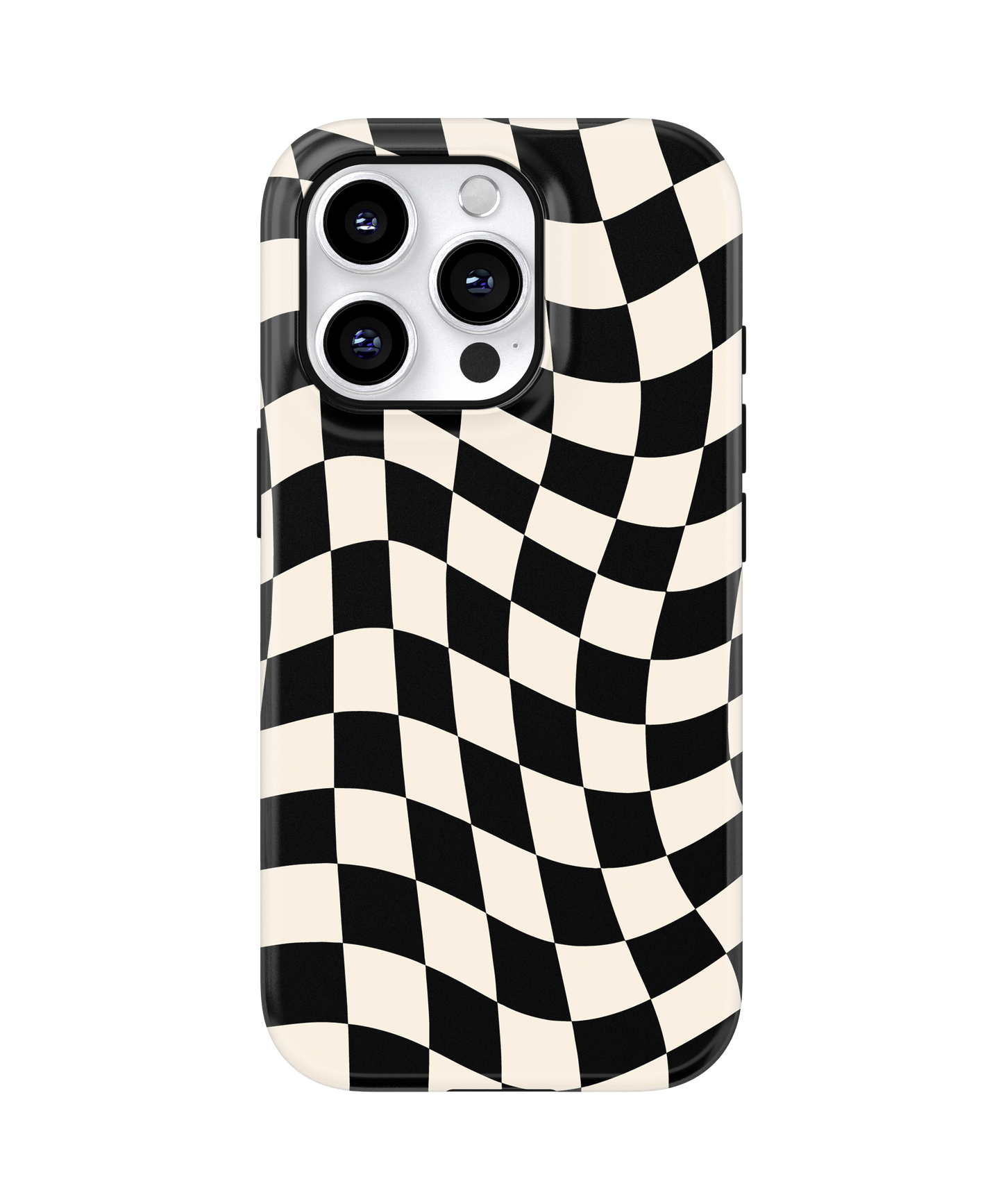 Onyx Wavy Checkers II MagSafe Phone Case
