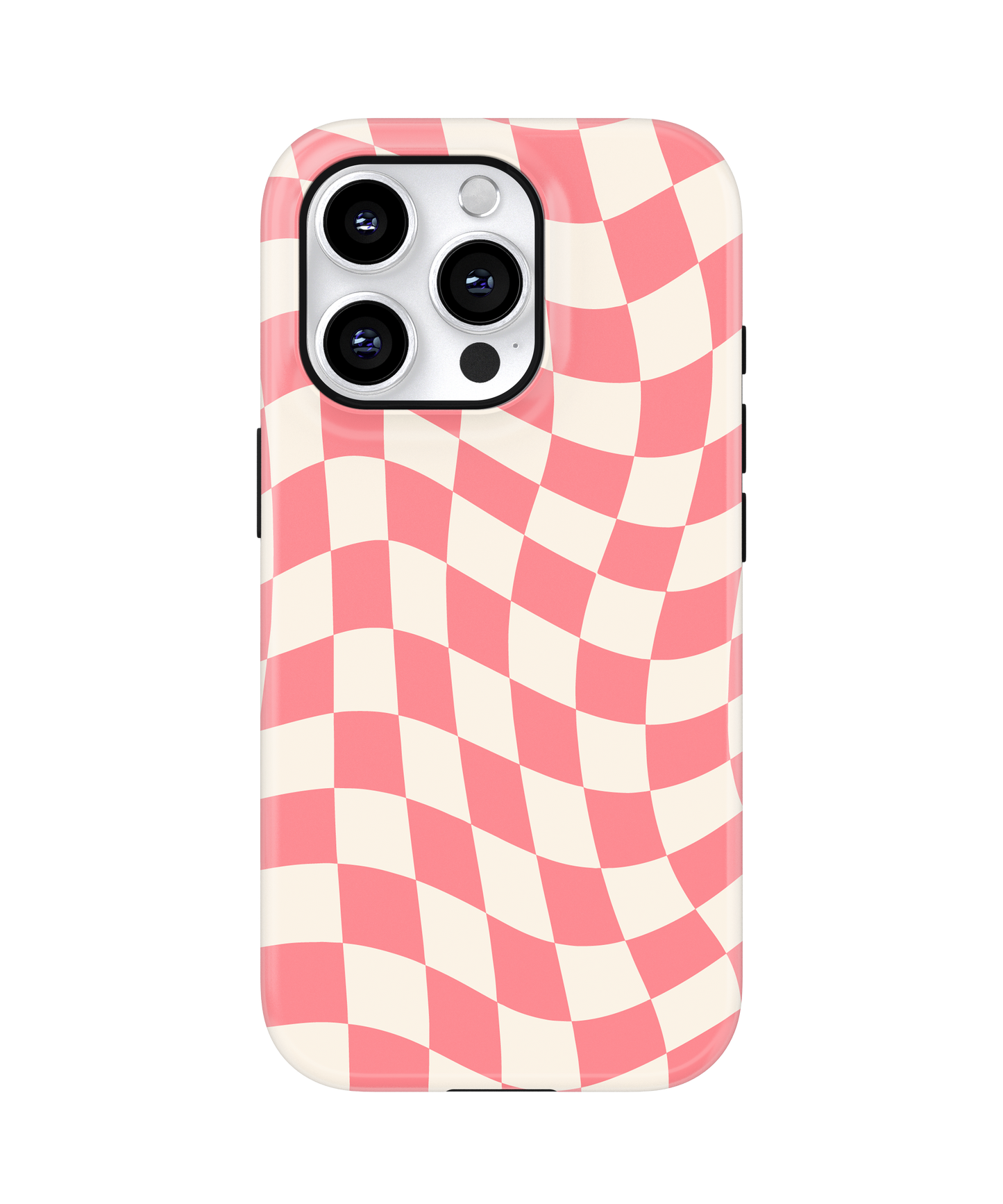 Rose All Day Wavy Checkers II MagSafe Phone Case