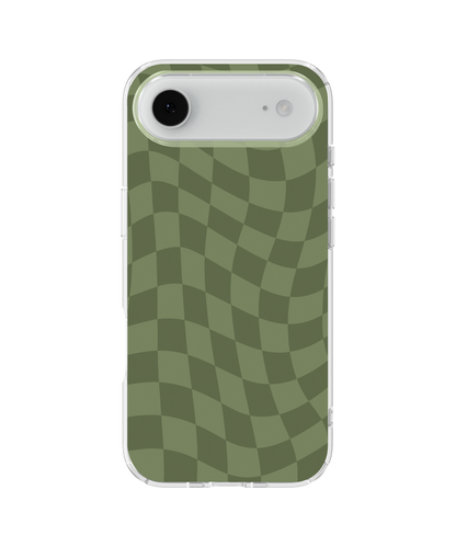Moss Wavy Checkers Clear Case Insert