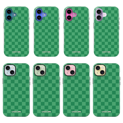 Emerald City Checkers Phone Case