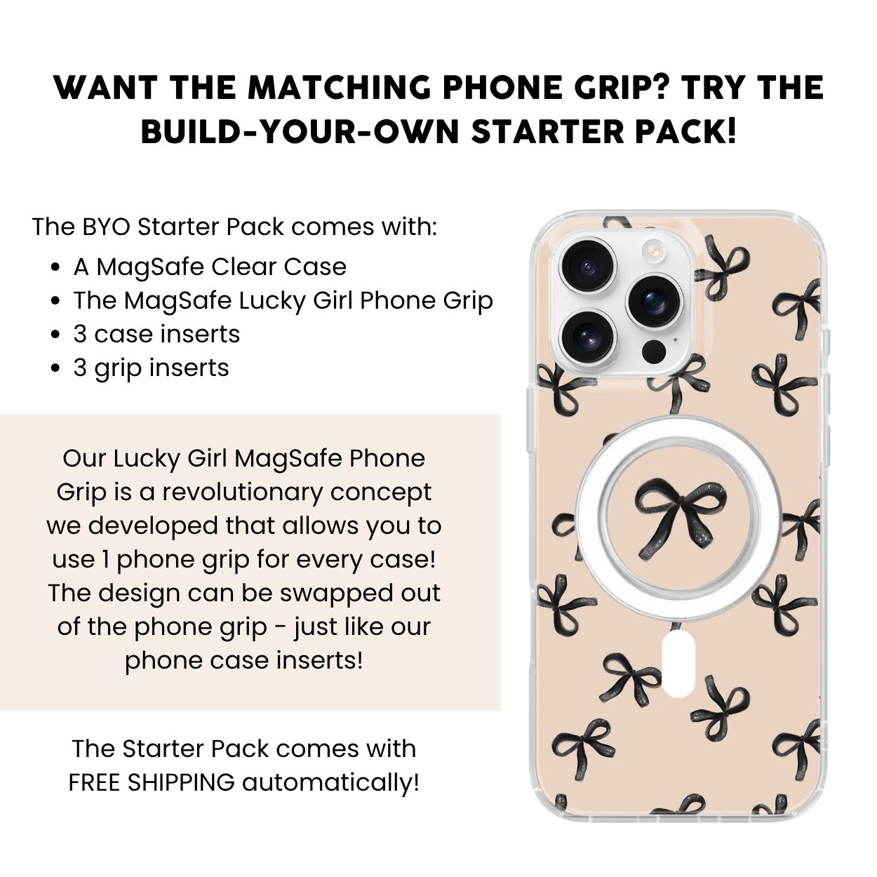 Midnight Sparkle Clear Case Insert