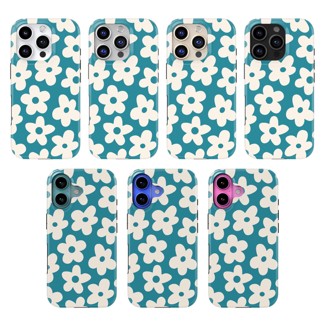 Mermaid Jewel Big Blooms MagSafe Phone Case