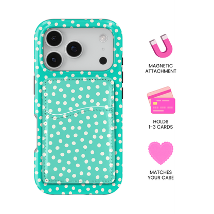 Calypso Dots MagSafe Card Holder