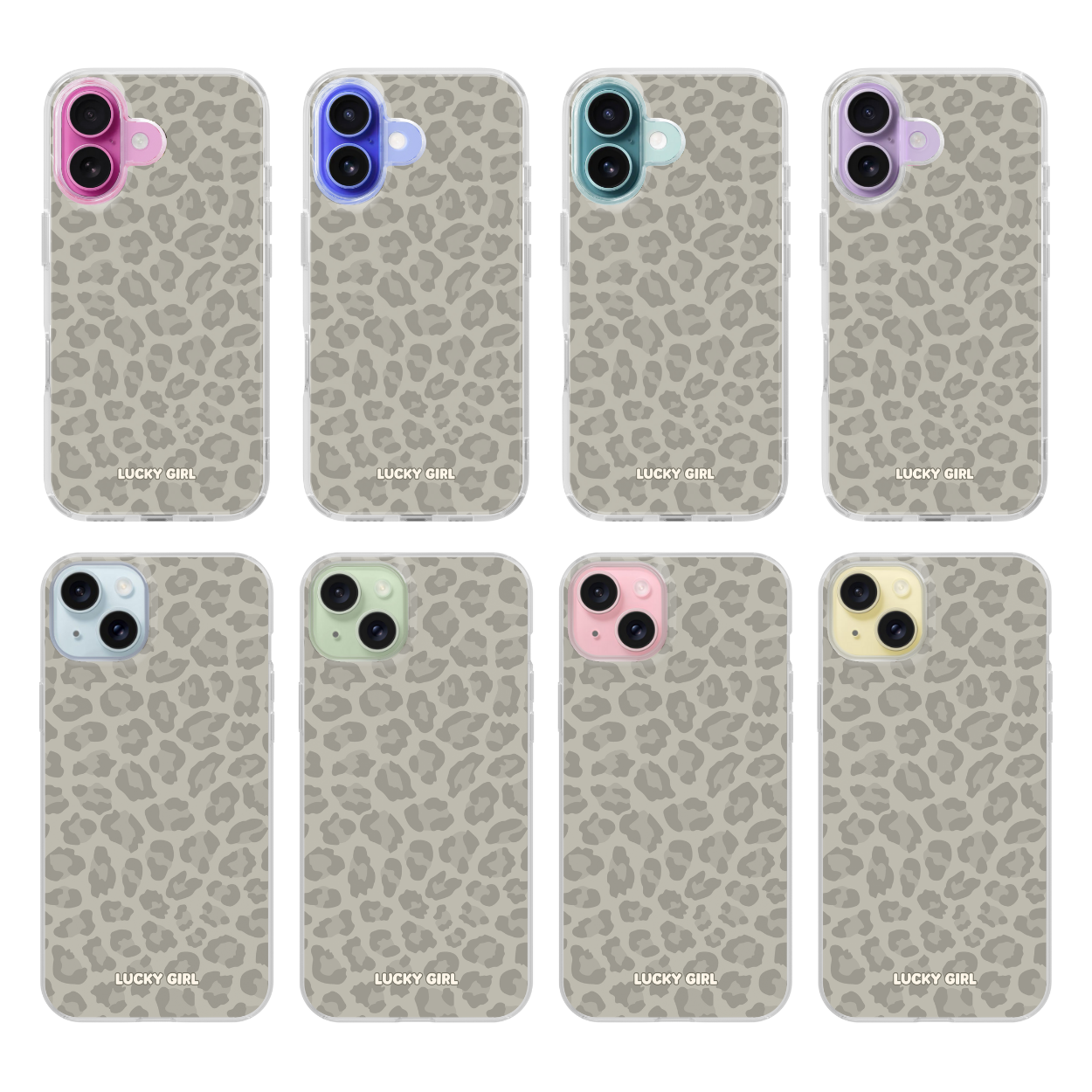 River Rock Leopard Clear Case Insert