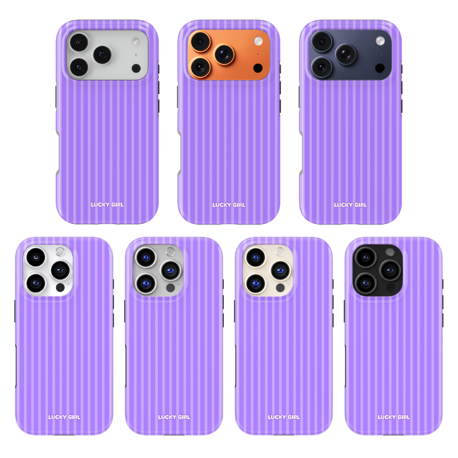 Ube Stripes Phone Case