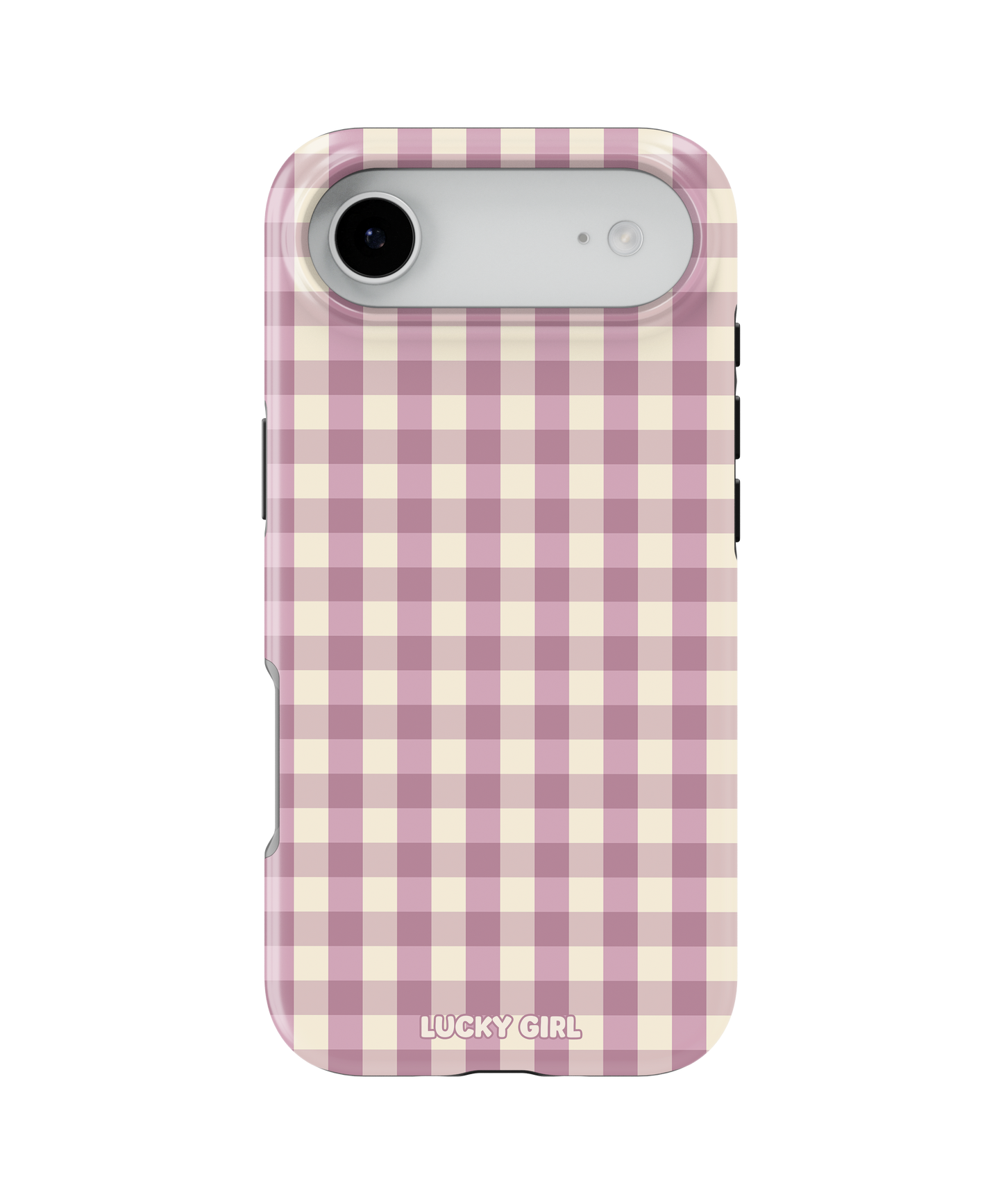 Plum Gingham Phone Case