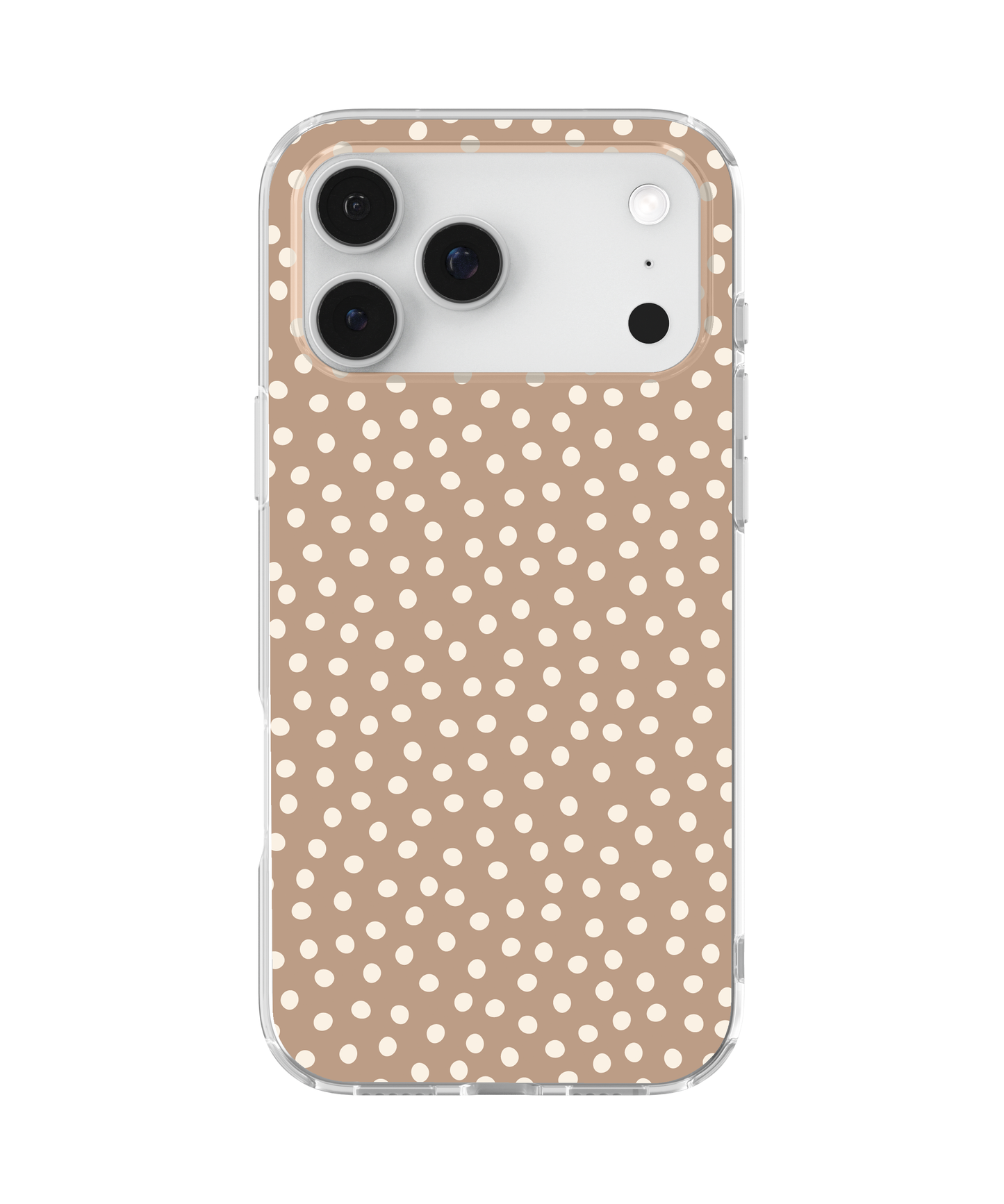 Chestnut Dots Clear Case Insert