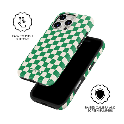 Emerald City Checkers II Phone Case