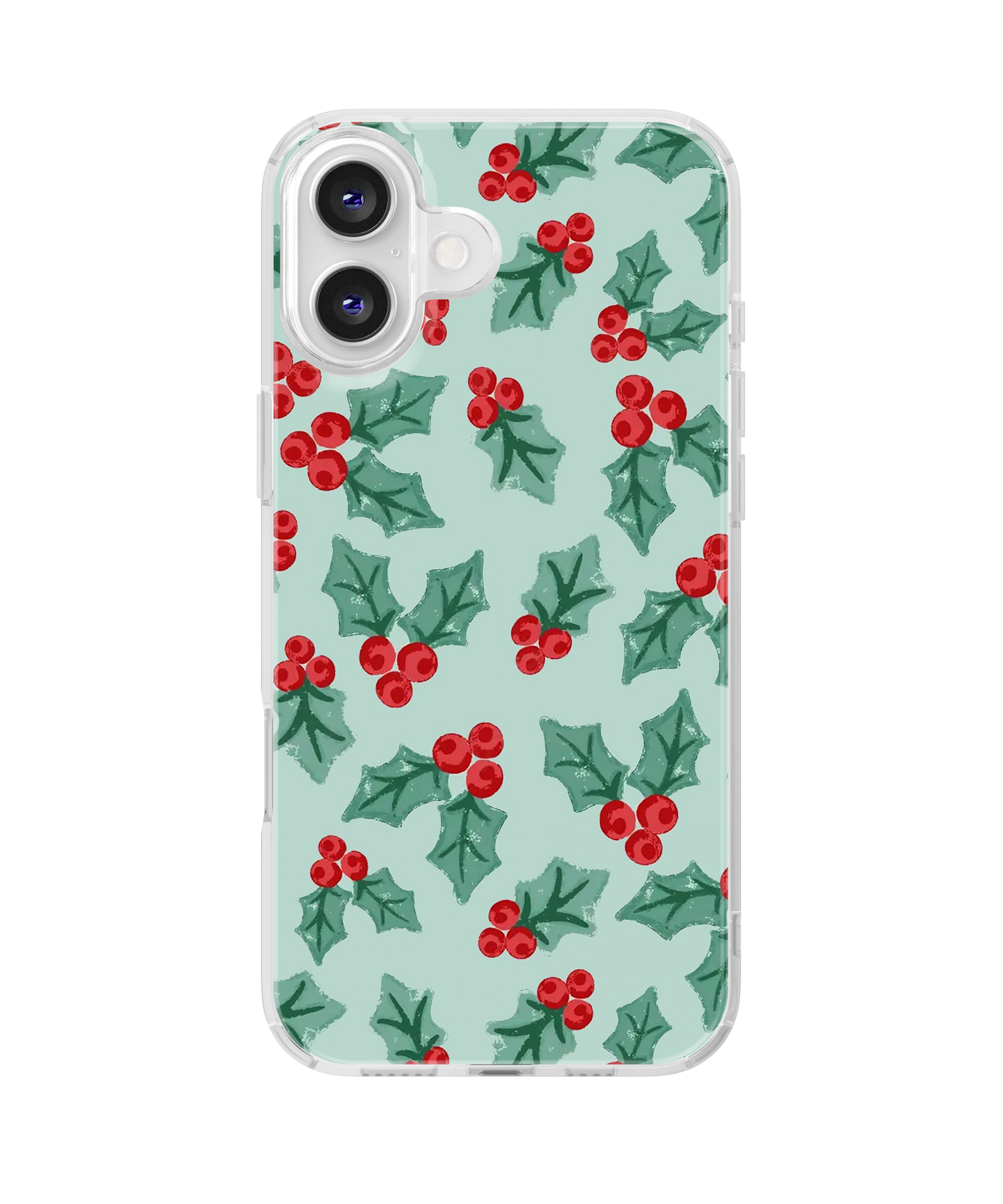 Holly Jolly Clear Case Insert