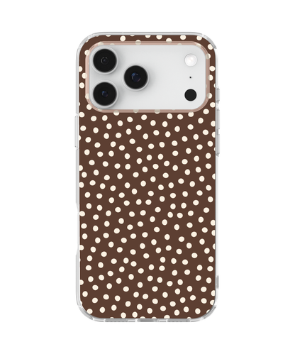 Espresso Dots Clear Case Insert