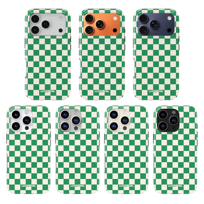 Emerald City Checkers II Phone Case