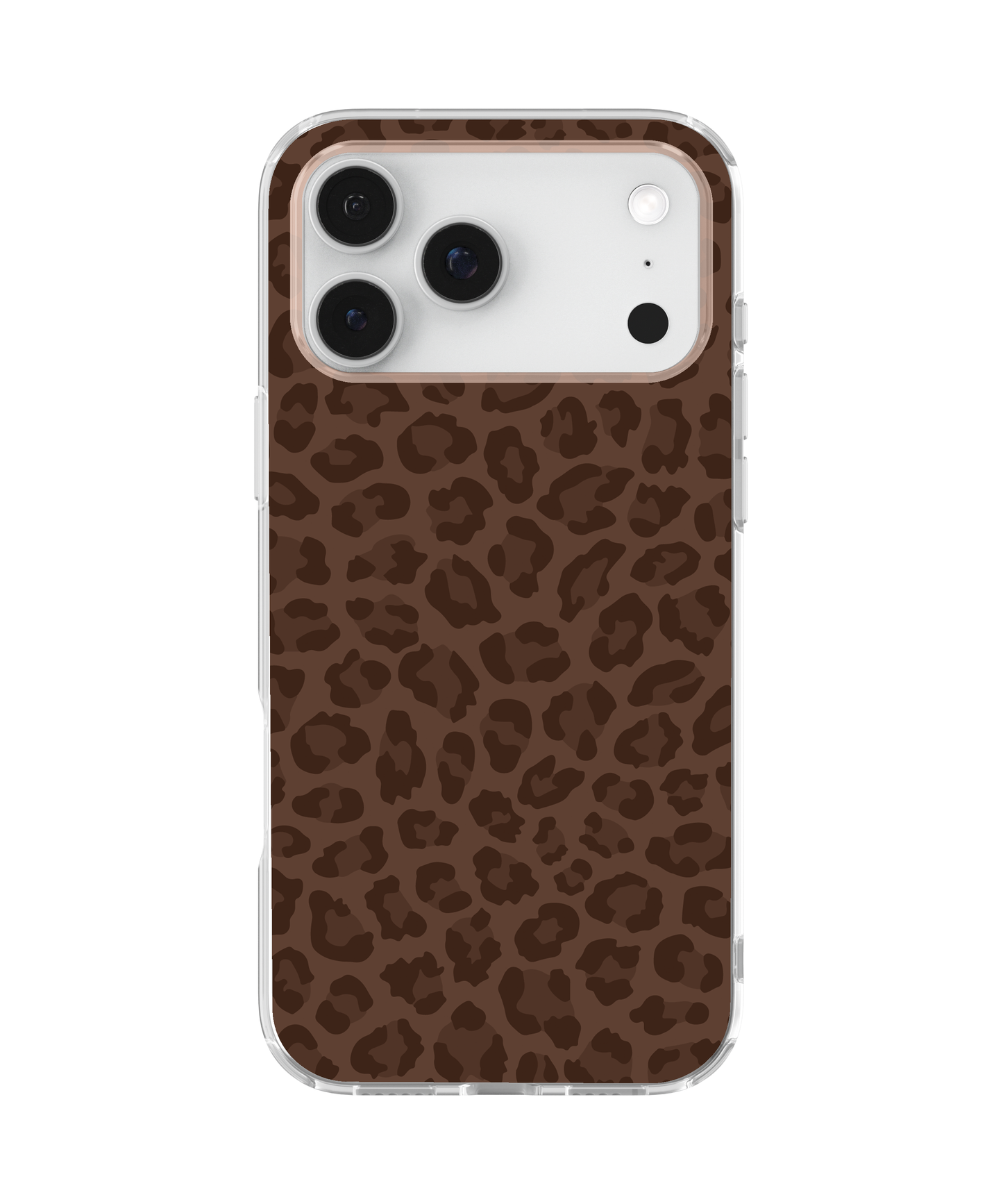 Espresso Leopard Clear Case Insert