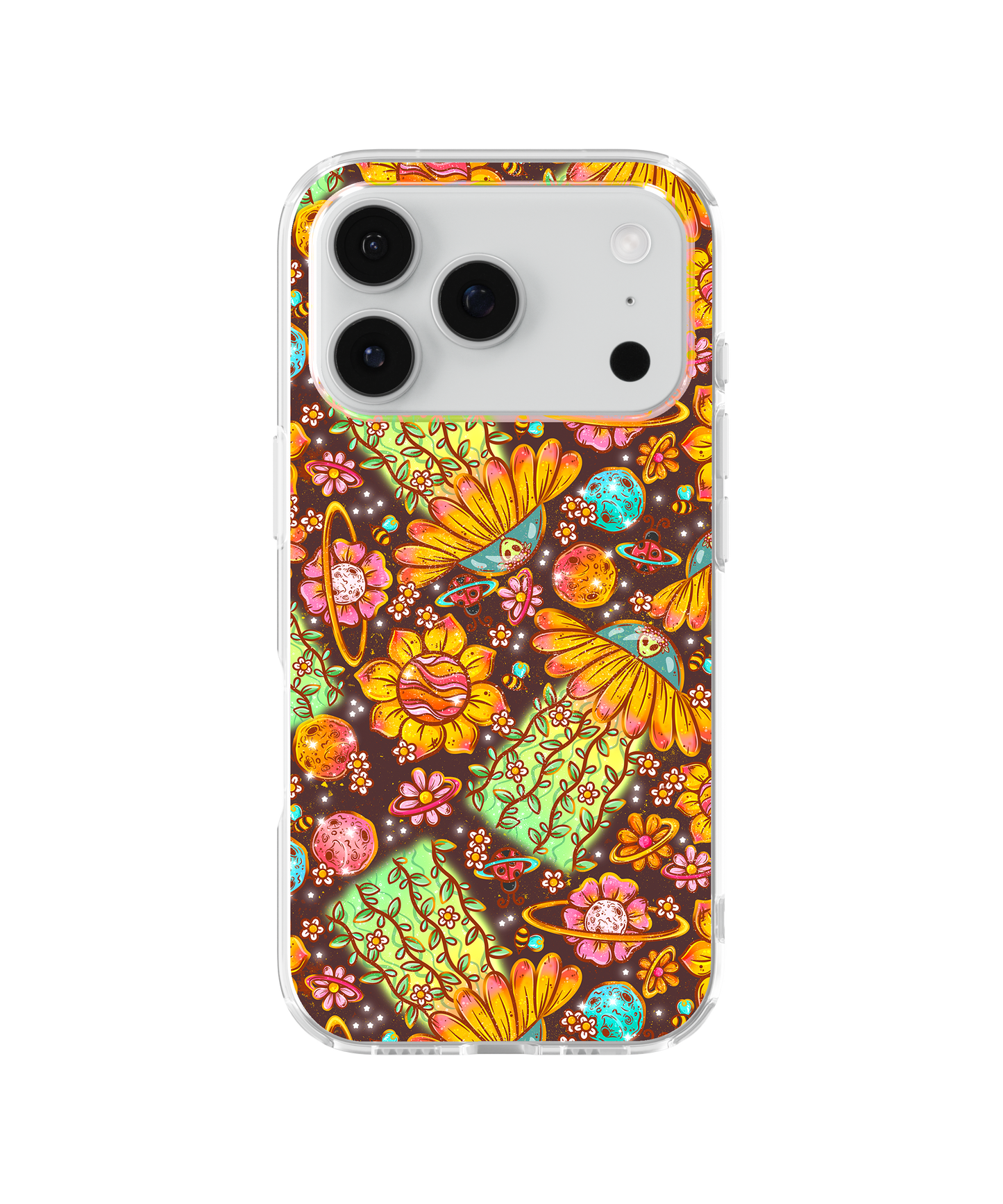 Beam Me Up Blossoms Clear Case Insert