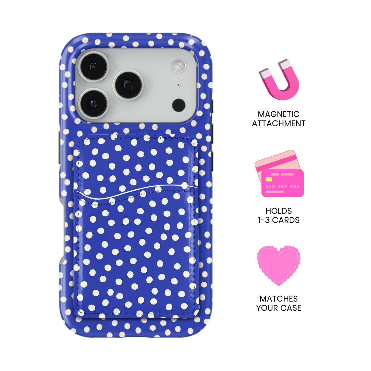 Providence Dots MagSafe Card Holder