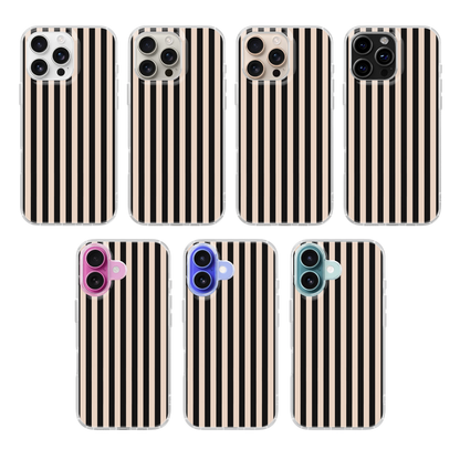 Tuxedo Stripes Clear Case Insert