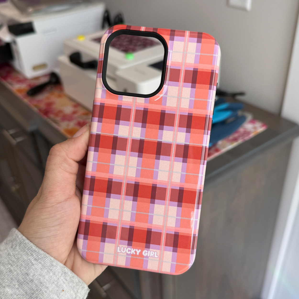 Jelly Bean Plaid - iPhone 15 Pro Max