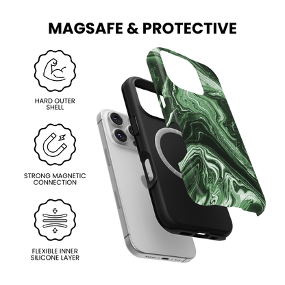 Jade Marble Obsession MagSafe Phone Case