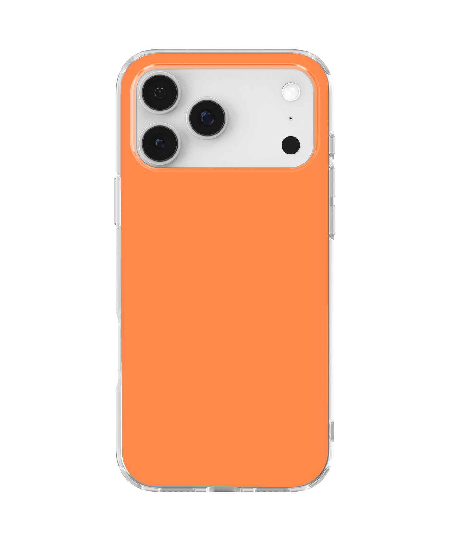 Tangerine Solids Clear Case Insert