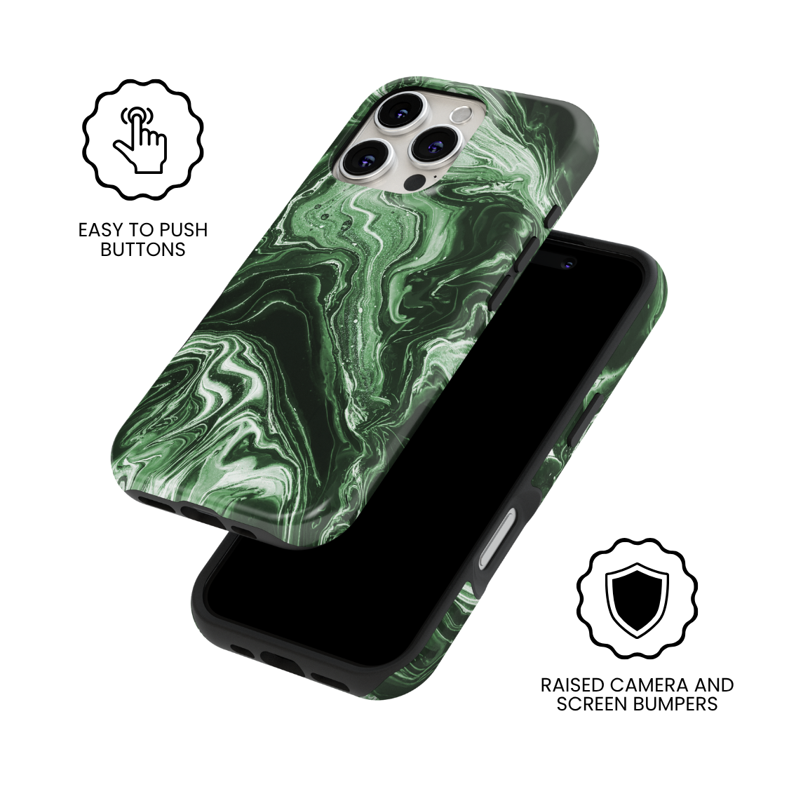 Jade Marble Obsession MagSafe Phone Case