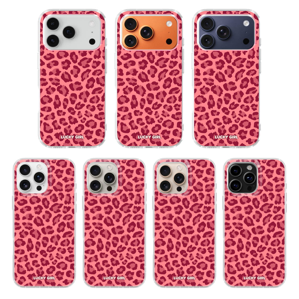 Love Leopard Clear Case Insert