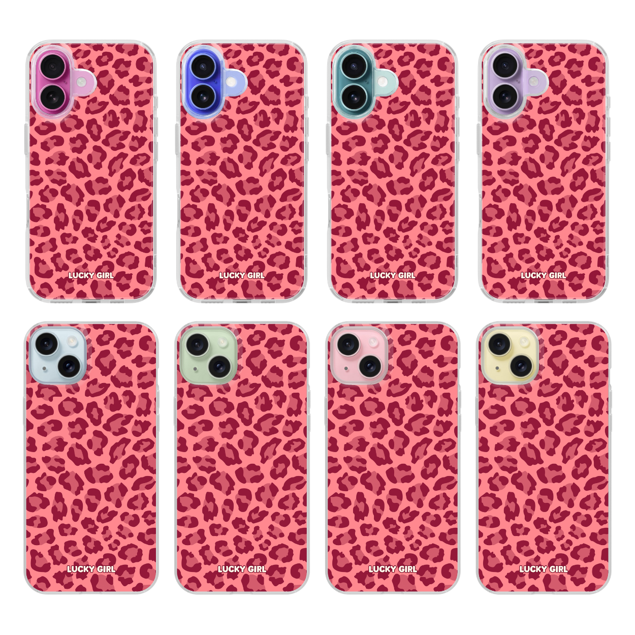 Love Leopard Clear Case Insert