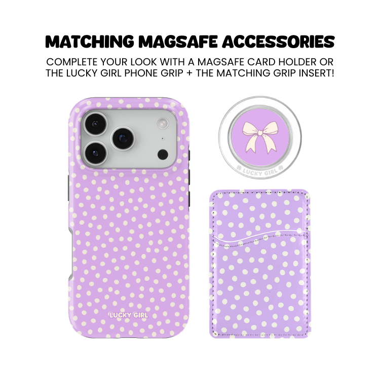 Lilac Dots Phone Case