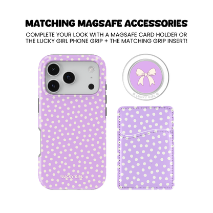 Lilac Dots Phone Case